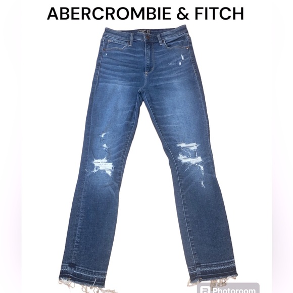 Abercrombie & Fitch Simone high rise ankle jeans - Picture 1 of 8